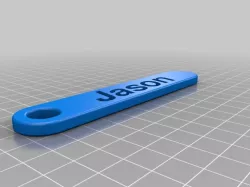 My Customized Personalized Key Chain - Double rounded