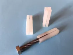 Nylon M6 braked nut