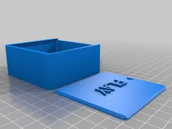 PLAY Round Box with Lid for Tic-Tac-Toe storage