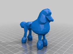 Poodle Low Poly