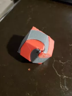 Rhombus cut in Spiral