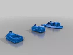 Robotech UEG ASC Civil Defense Trucks