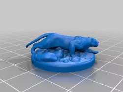 RPG Miniature - Panther / Animal Companion
