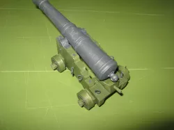 Russian iron naval cannon 8pdr 1786 1/12 