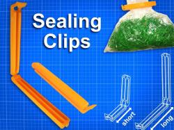 Vacuum Bag Sealer Clip by skew3D, Download free STL model