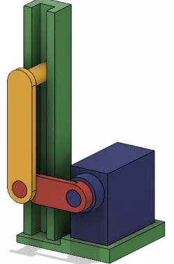 Servo Rotational to Linear Motion Assembly