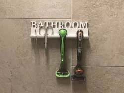 Shower shaver holder