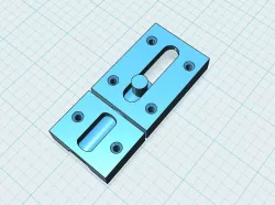 Simple slide lock
