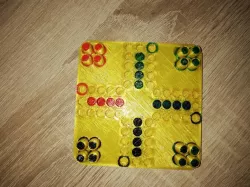 small classic german board game(Mensch ärgere dich nicht)