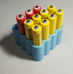 Stackable AAA battery holder (Triple A)