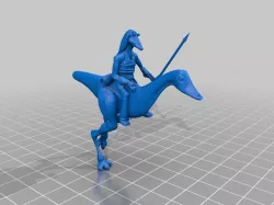 Star wars: Legion Militiagung riding Kaadu