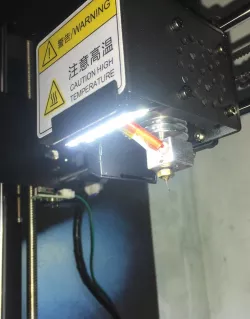 Supporto con guida Led 40x20 per Anycubic I3 Mega