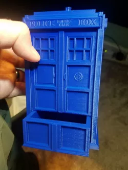 Tardis Pencil Holder with Drawer