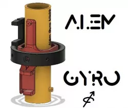 Thrust Vectoring Mount for 29 mm rocket engines (Compatible with mg90s and sg90)