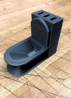 Toilet Seat and Bathtub Office Supplies