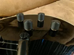 Tone or volume knob for elecric guitar with knurled surface Spider Web and Plain