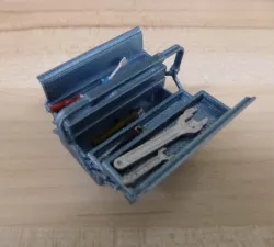 Toolbox and tools 1:18 scale
