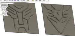 Transformers Autobot Decepticon Fondant Stamp, Cookie Cutter