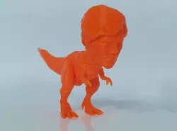 Trex with Benedict Cumberbatch's head