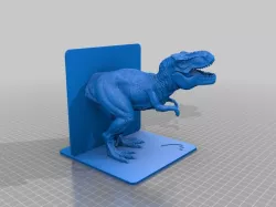 Tyrannosaurus Rex T-Rex Dinosaur Model Bookend 
