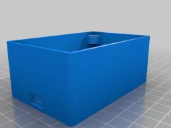 Weather station case with charge port
