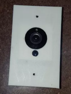 Wyze cam single gang plate