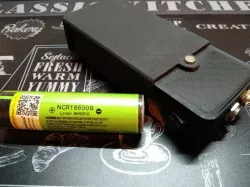 18650 x2 Holder with button