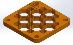 40mm fan octagon grill