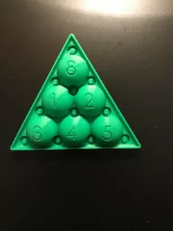 8 Ball Pool Triangle Expo Marker Holder