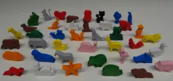 Animal Meeples [Laser Cut + 3D]