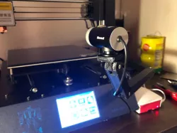 Anycubic i3 Mega Microsoft Lifecam Cinema arm mount