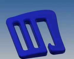 Belt Clip open 25mm