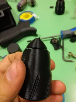 Blank impact round for CTL