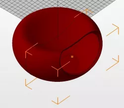 Bowl with a hole.
