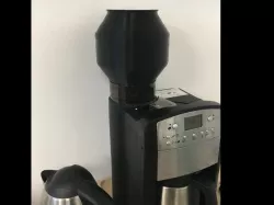 Coffee container extender for BEEM coffee maker
