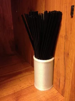 Coffee Stirrer Holder - Flat Back