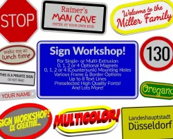Customizable Sign Workshop (MMU,Multicolor or Single color printer)
