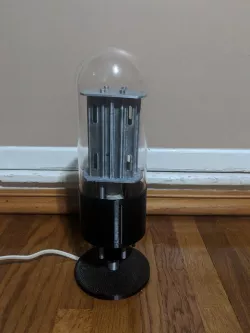 Desktop vacuum tube lamp