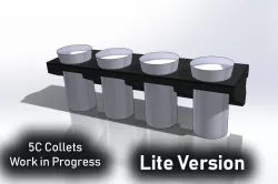 DIN-Rail Storage | 5C Collets Lite