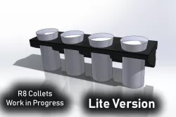 DIN-Rail Storage | R8 Collets Lite