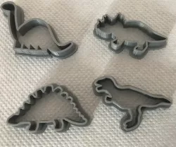 Dinosaur cookie/play-doh shapes - 50mm