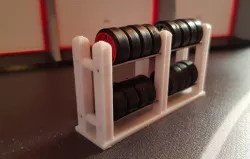 DR!FT Tire Rack/ Reifenregal (1:43)