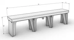 Fencing Club Bench