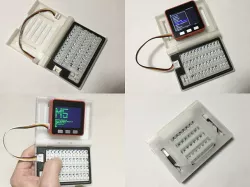 frame and key-top for M5Stack CardKB