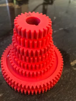 Hercus 9A lathe 60/63 transposing gear set for metric threading