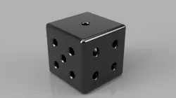 Hollow D6 Dice (with builtin support)