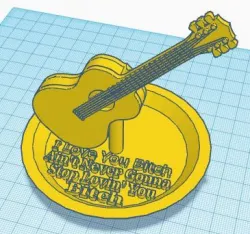 I Love You Bitch Ring Holder