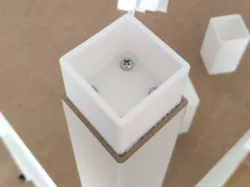 IKEA Lack table 10cm foot extender