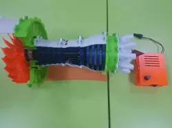 Jet Engine Modified Nozzle for DC motor
