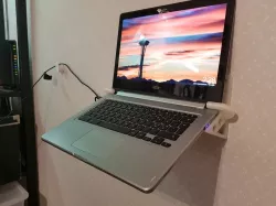 Laptop wall mount